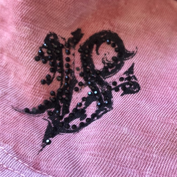 Muted rose colored fleur de lis tunic - Picture 8 of 12